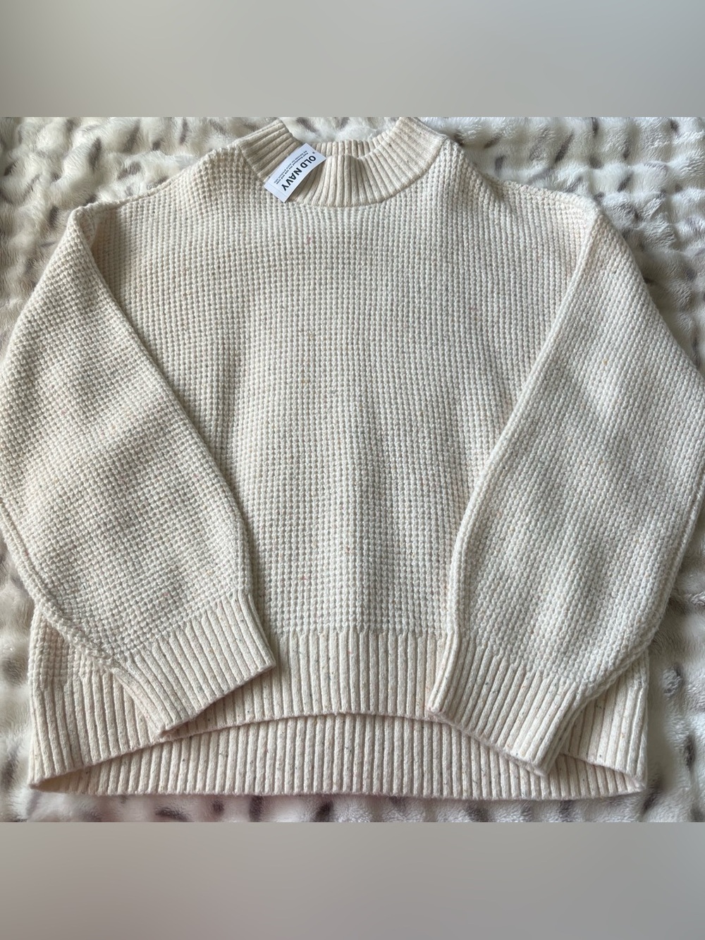 Old Navy NWT Women's XS Cream Knit Sweater